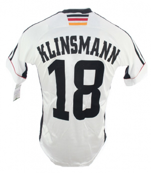 Adidas Deutschland Trikot 18 Jürgen Klinsmann WM 1998 Home DFB Herren S-M 176cm