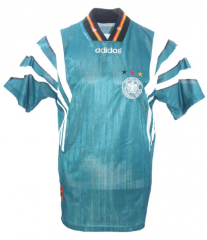 Adidas Germany DfB jersey 1996 Cup winner 96 green away men's L