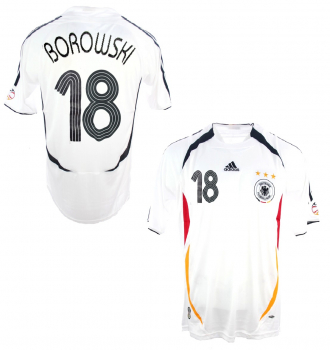 Adidas Alemania camiseta 18 Tim Borowski copa del mondo 2006 blanco senor L