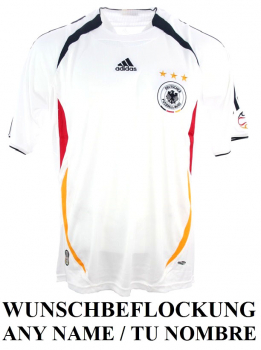Adidas Deutschland Trikot WM 2006 Heim 11 Klose 7 Schweinsteiger DfB Weiß Herren XS/S/M/L/XL/XXL