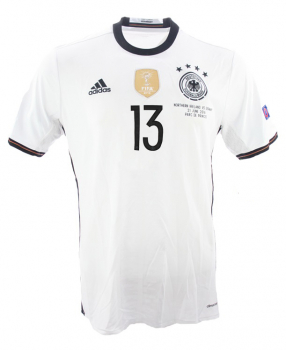 Adidas Deutschland Trikot 13 Thomas Müller Euro 2016 DFB heim weiß neu Herren M