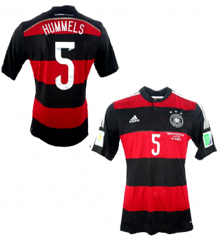 Adidas Deutschland Trikot 5 Mats Hummels 2014 Auswärts DFB Patches Neu Herren S-M=176cm, M oder XXL/2XL