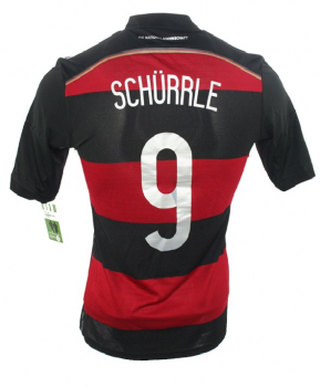 Adidas Alemania camiseta 9 Andre Schürrle copa del mondo 2014 away senor S M o XL y nino164 cm