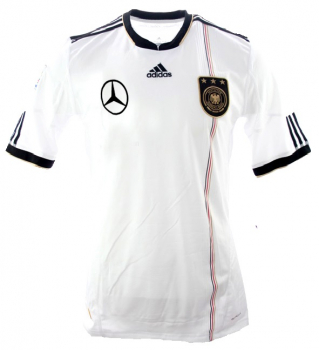 Adidas Deutschland Trikot Match worn Philipp Lahm 2010 weiß Mercedes Benz DFB Herren S - 176 cm