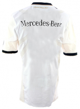 Adidas Germany jersey match worn Bastian Schweinsteiger 2010 Mercedes Benz DFB men's L/XL