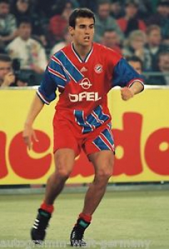 Adidas FC Bayern München Trikothose Shorts Hose 1993-1995 Opel Rot Herren M