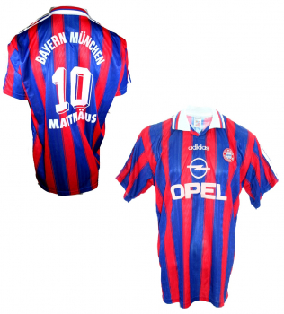 Adidas FC Bayern München Trikot 10 Matthäus 1995/96 Opel Herren XS