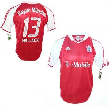 Adidas FC Bayern München Trikot 13 Ballack 2003/04 T-mobile Herren XL