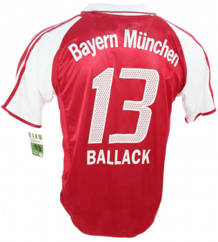 Adidas FC Bayern München Trikot 13 Ballack 2003/04 T-mobile Herren XL