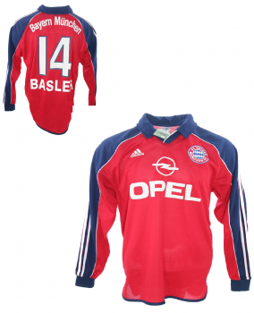 Adidas FC Bayern München Trikot 14 Super Mario Basler 1999-2001 Equipment Matchworn Herren XL