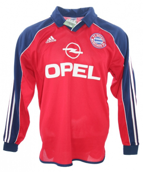 Adidas FC Bayern München jersey 14 14 Super Mario Basler match worn Equipment opel men's XL