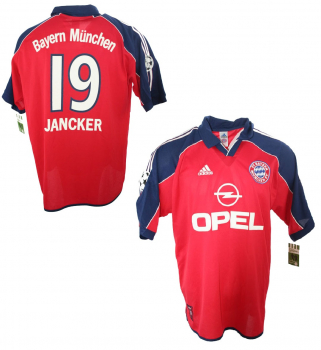 Adidas FC Bayern München Trikot 19 Carsten Jancker 1999-2001 CL Sieger Herren 2XL/XXL