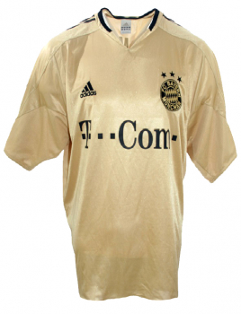 Adidas FC Bayern München Trikot 2004/06 Gold T-Com Herren S/M/L/XL/2XL & 176 cm