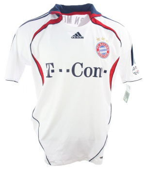 Adidas FC Bayern Múnich camiseta 2006/07 T-com blanco senor S/M/L/XL o 2XL/XXL
