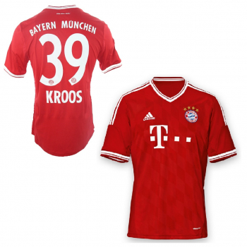 Adidas FC Bayern München Trikot 39 Toni Kroos 2013/14 Triple Sieger heim rot NEU Herren S oder M