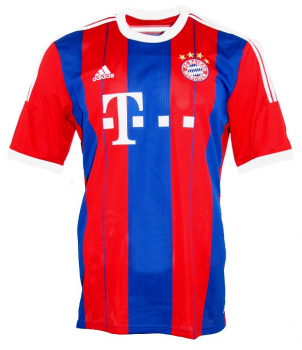 Adidas FC Bayern München Trikot 2014/15 heim rot blau Herren S oder M