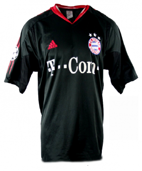 Adidas FC Bayern München Trikot 2004/05 CL T-mobile Schwarz Herren XXL/2XL