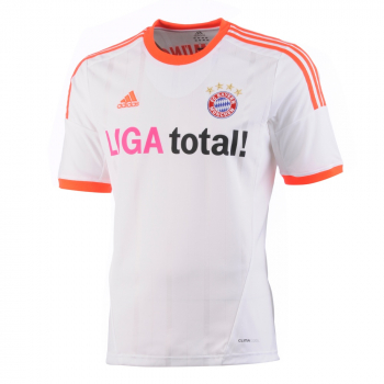 Adidas FC Bayern München Trikot 27 David Alaba 2012/13 away Weiß Herren M