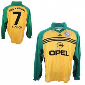 Adidas FC Bayern München Trikot 7 Mehmet Scholl 1997-1999 Grün Opel Neu Herren XL/XXL