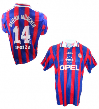 Adidas FC Bayern München Trikot 14 Ciriaco Sforza 1995/96 Opel Herren XXL, 2XL