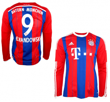 Adidas FC Bayern München Trikot 9 Robert Lewandowski 2014/15 Heim Neu Herren M oder L