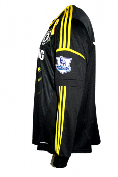 Adidas FC Chelsea London Trikot 8 Frank Lampard 2012/13 matchworn Schwarz Herren XL