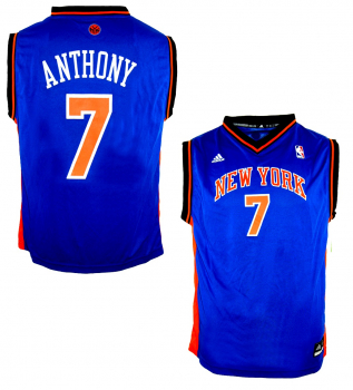 Adidas New York Knicks Trikot 7 Carmelo Anthony Heim NBA Herren XL