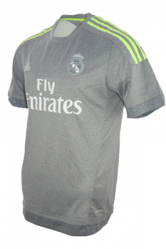 Adidas Real Madrid Trikot 11 Gareth Bale 2015/16 Away Grau Herren L