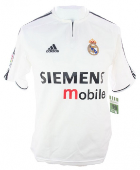 Adidas Real Madrid jersey 5 Zinedine Zidane 2003/04 home Siemens men's M, L or XXL/2XL