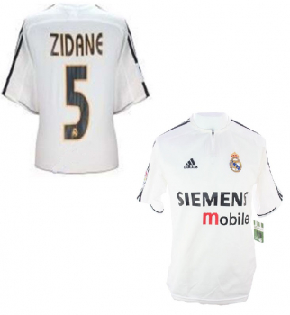 Adidas Real Madrid Trikot 5 Zinedine Zidane 2003/04 Siemens Heim Herren M, L oder XXL/2XL
