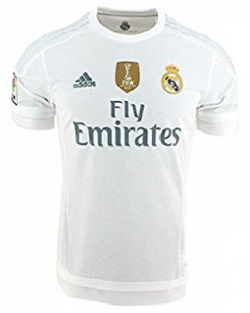 Adidas Real Madrid Trikot 8 Toni Kroos 2015/16 Heim weiß Fly Emirates Herren L