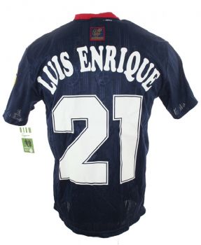 Adidas Spanien Trikot 21 Luis Enrique Euro 1996 EM 96 Auswärts Herren M