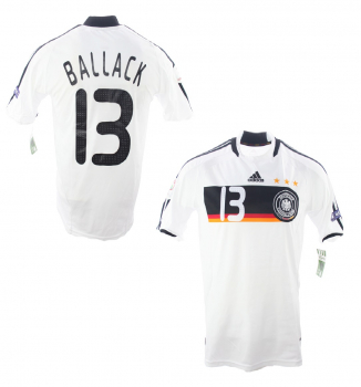 Adidas Deutschland Trikot 13 Michael Ballack 2008 Euro DFB Heim Herren L/XL
