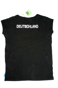 Adidas Deutschland T-shirt DFB WM 90 1990 Schwarz Originals Trikot Damen 34/36, 38 S/M, 40 M/L