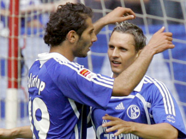 Adidas FC Schalke 04 Jersey 11 Peter Lövenkrands 2006/07 Gazprom - XXL