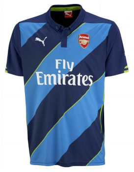 Puma FC Arsenal London Trikot 9 Lukas Podolski 2014/15 Fly Emirates Auswärts Herren M