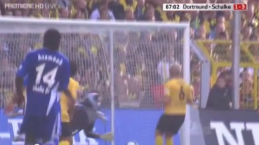 Adidas FC Schalke 04 camiseta 14 Gerald Asamoah 2006/07 Victoria versichert azul senor M