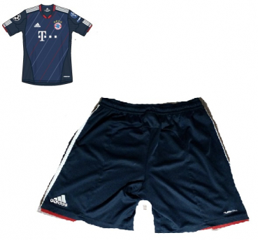 Adidas FC Bayern München Trikot Hose 2010/11 T-com blau marine Herren M