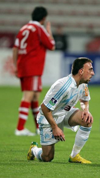 Adidas Olympique Marseille Trikot 7 Franck Ribery 2006/07 N9NF Matchworn Herren XL