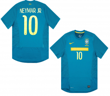 Nike Brasilien Trikot 10 Neymar JR WM 2014 2015 copa blau Herren XL