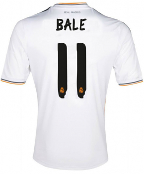 Adidas Real Madrid Trikot 11 Bale 2013/14 Heim weiß Fly Emirates Neu Herren L