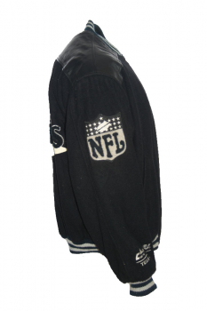 Campri Team Line Los Angeles Raiders Oakland college jacket jersey black NFL men's L (52/54)