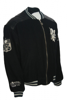 Campri Team Line Los Angeles Raiders Oakland college jacket jersey black NFL men's L (52/54)