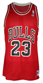 Champion Chicago Bulls Trikot 23 Michael Air Jordan NBA rot Kinder 152 cm = youth M