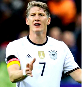 Adidas Deutschland Trikot 7 Bastian Schweinsteiger Euro 2016 DFB heim weiß Herren XL