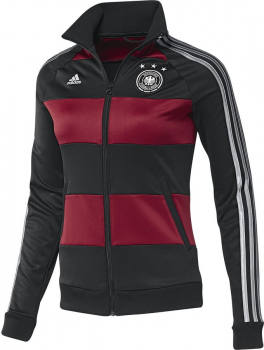 Adidas Deutschland Jacke 2014 Away Schwarz Rot TT DFB Track top Damen S (34/36) M (38/40)