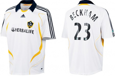 Adidas Los Angeles Galaxy Trikot 23 David Beckham 2007/08 Herren S oder XL