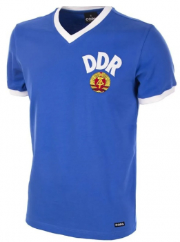 Copa DDR Trikot WM 1974 Deutsche demokratische Republik auswärts Blau Herren L