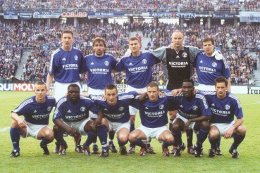 Adidas FC Schalke 04 Jersey No. 7 Andreas Möller – Match Worn? – 2000/01 Home Blue – Men’s Size M