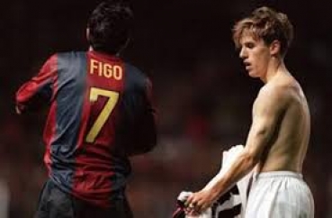 Nike FC Barcelona Trikot 7 Luis Figo 1998/99 Heim Herren XL